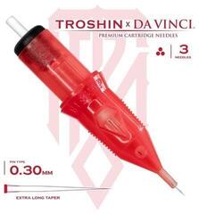 Kartridże igły do tatuażu Bishop Tattoo Supply Da Vinci V2 Artist Series Dmitry Troshin Zestaw cartridge 3RL 0,25 mm-0,30 mm 40 szt - 2