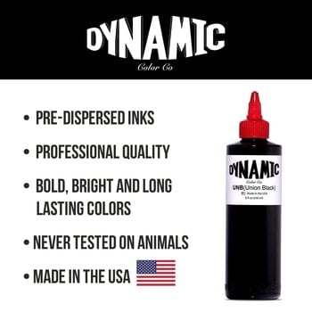 Boje za tetoviranje (odobrene u EU) Dynamic Color 86542 Tinta za tetoviranje 240 ml Union Black - 5