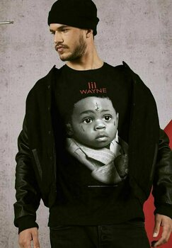 Maglietta Lil Wayne Maglietta Child Maschile Black XS - 6