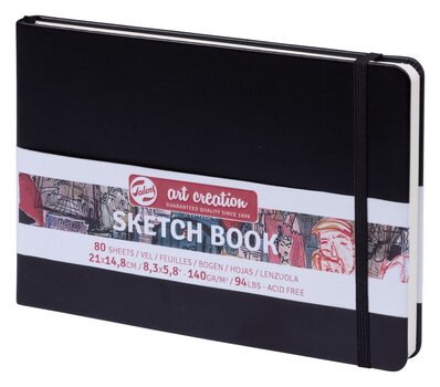 Sketchbook Talens Art Creation 9314005M Sketchbook 80 160 14,8 x 21 cm 140 g Black - 2