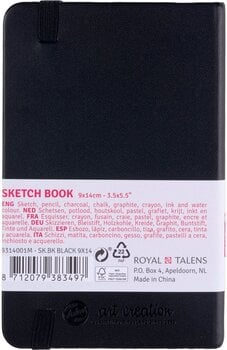 Sketchbook Talens Art Creation 9314001M Sketchbook 80 160 9 x 14 cm 140 g Black - 3