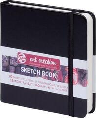Blok za skiciranje Talens Art Creation 9314004M Скетцхбоок 80 160 12 x 12 cm 140 g Black - 1
