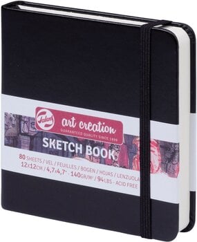 Sketchbook Talens Art Creation 9314004M Sketchbook 80 160 12 x 12 cm 140 g Black - 2