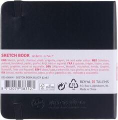 Blok za skiciranje Talens Art Creation 9314004M Скетцхбоок 80 160 12 x 12 cm 140 g Black - 2