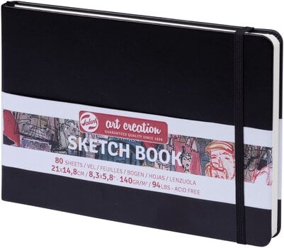 Vázlattömb Talens Art Creation 9314005M Vázlatfüzet 80 160 14,8 x 21 cm 140 g Black - 2