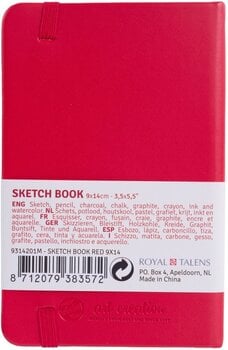 Eskizų knygelė Talens Art Creation 9314201M Eskizų knygelė 80 160 9 x 14 cm 140 g Red - 2