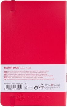 Vázlattömb Talens Art Creation 9314202M Vázlatfüzet 80 160 13 x 21 cm 140 g Red - 3