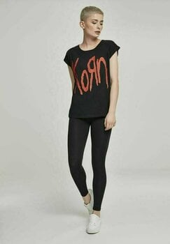 T-Shirt Korn T-Shirt Logo Female Black XS - 6
