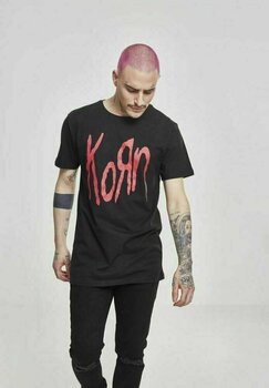 T-shirt Korn Logo Black L T-shirt - 2