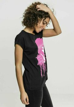 T-Shirt Jimi Hendrix Ladies Music Is My Religion Tee Black L - 6