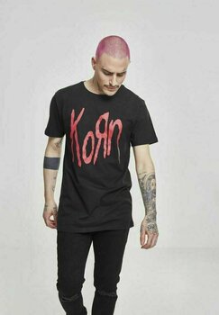 T-Shirt Korn T-Shirt Logo Herren Schwarz XL - 2
