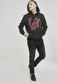 ΦΟΥΤΕΡ με ΚΟΥΚΟΥΛΑ Korn ΦΟΥΤΕΡ με ΚΟΥΚΟΥΛΑ Logo Μαύρο L - 6
