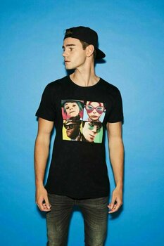 Camiseta de manga corta Gorillaz 4 Faces Black 2XL Camiseta de manga corta - 6