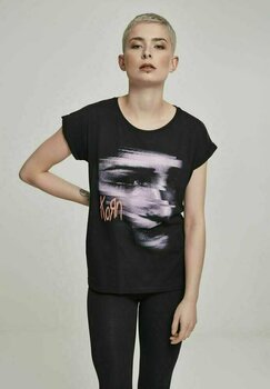 T-shirt Korn T-shirt Face Femme Noir XS - 2