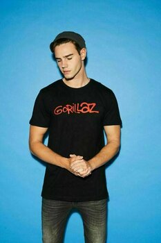 T-shirt Gorillaz Logo Tee Black L - 6