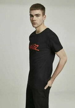 T-shirt Gorillaz T-shirt Logo Noir XL - 4