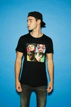 T-shirt Gorillaz 4 Faces Tee Black XS - 6