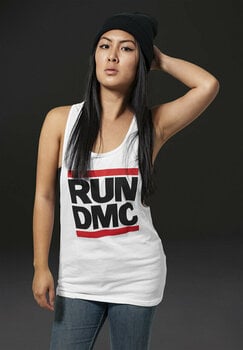 T-shirt Run DMC Logo Tank White S - 3