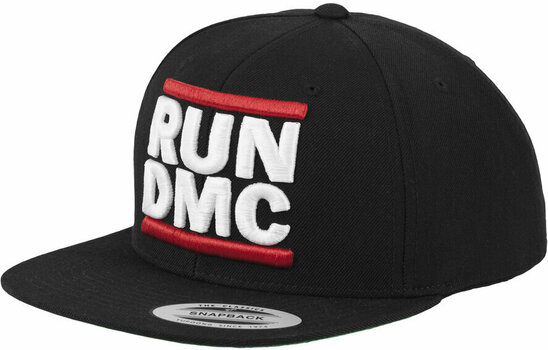 Czapka Run DMC Logo Snapback Black One Size - 2