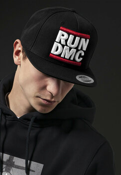 Hattukorkki Run DMC Logo Snapback Black One Size - 3