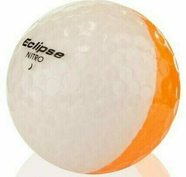 Piłka golfowa Nitro Eclipse White/Tangerine - 2