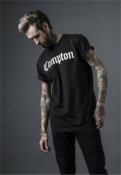 T-Shirt Compton T-Shirt Logo Unisex Black XS - 5