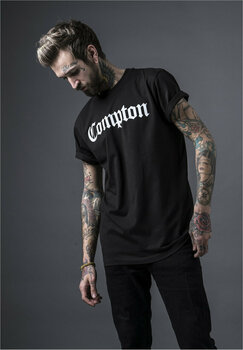 T-Shirt Compton T-Shirt Logo Unisex Black S - 5