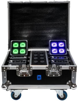 світлодіод ПАР LWS 4*15W Waterptoof LED Battery light 8 pcs in rechargeable pack світлодіод ПАР (Як нові) - 13