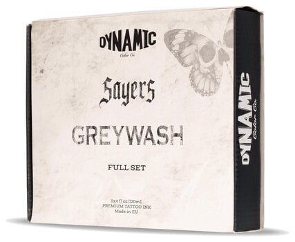 Boje za tetoviranje (odobrene u EU) Dynamic Color Luke Sayers Greywash Set tinti za tetoviranje 5 x 120 ml - 4