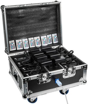світлодіод ПАР LWS 4*15W Waterptoof LED Battery light 8 pcs in rechargeable pack світлодіод ПАР (Як нові) - 16