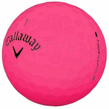 Нова топка за голф Callaway Supersoft Golf Balls 19 Matte Pink 12 Pack - 2