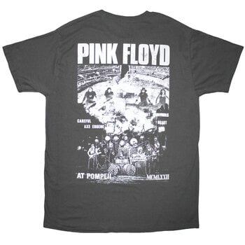 Skjorta Pink Floyd Pompeii Collage (Back Print) T-shirt med korta ärmar Charcoal Grey XL - 2