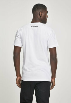 Camiseta de manga corta Compton Camiseta de manga corta Logo Unisex Blanco L - 3