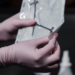 Витратні матеріали для тату Piranha Soft Nitrile Одноразові рукавички S Pink 100 pcs - 5