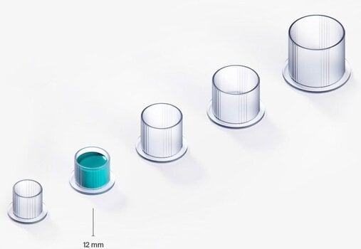 Tattoo Supplies Piranha Stable Ink Cups 12 mm 100 pcs - 2