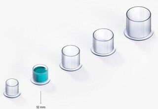 Tattoo Supplies Piranha Stable Ink Cups 12 mm 1000 pcs - 1