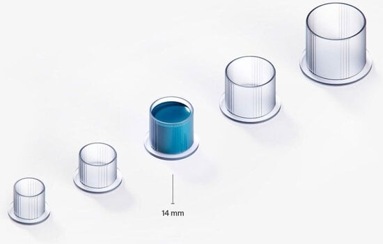 Tattoo Supplies Piranha Stable Ink Cups 14 mm 1000 pcs - 2