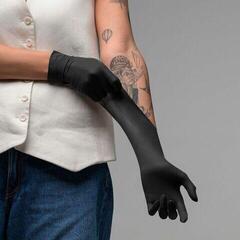 Tattoo Supplies Piranha Latex Disposable Gloves L Black 100 pcs - 5