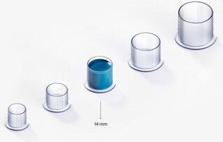Tattoo Supplies Piranha Stable Ink Cups 14 mm 100 pcs - 1