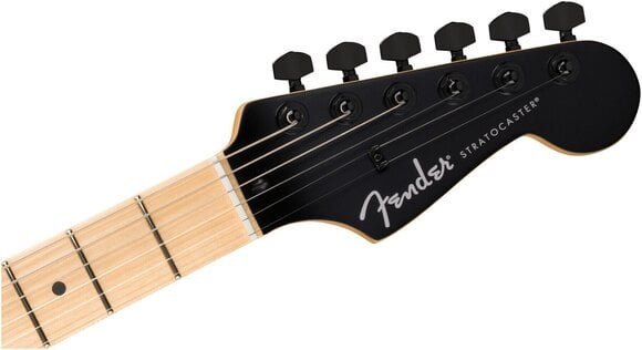 Elektrische gitaar Fender Standard Series Stratocaster HSS MN Satin Black Elektrische gitaar - 4