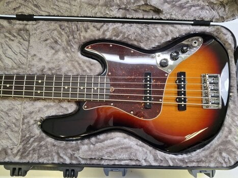 5-струнна бас-гітара Fender American Professional II Jazz Bass V RW 3-Color Sunburst 5-струнна бас-гітара (Як нові) - 2