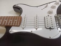 PSD Guitars STC-100-HSS Black Electric guitar