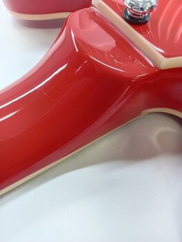 Semi-Acoustic Guitar PSD Guitars SH-100 Cherry Red Semi-Acoustic Guitar (Damaged) - 4