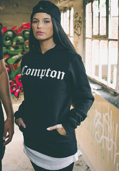 Hættetrøje Compton Hættetrøje Logo Black XS - 6