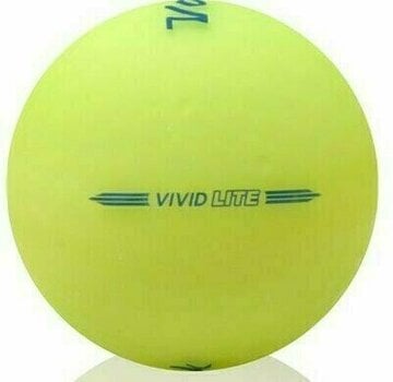 Golfový míček Volvik Vivid Lite Yellow - 4
