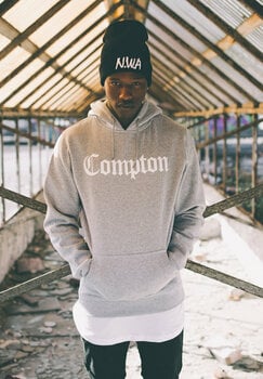 Hoodie Compton Logo Grey M Hoodie - 6