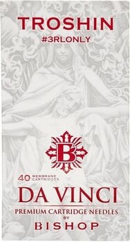 Тату-картриджі з голками Bishop Tattoo Supply Da Vinci V2 Artist Series Dmitry Troshin Набір картриджів 3RL 0,25 mm-0,30 mm 40 pcs - 4