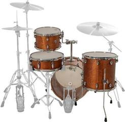 Conjunto de batería acústica Gretsch Drums CC2-J484-SWG Satin Walnut Glaze Conjunto de batería acústica - 3