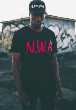 Tričko N.W.A Logo Black XL Tričko - 3