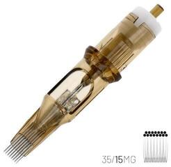 Тату-картриджі з голками Kwadron Sublime Magnum Картридж Long Taper 35/15MGLT 0,35 mm 1 шт. - 1